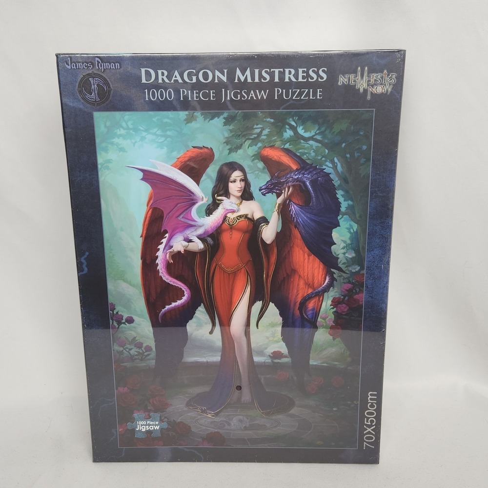 New Sealed Nemesis Now Puzzle James Ryman "Dragon Mistress" 1000 pc‎ 70cmx50cm